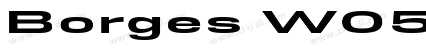 Borges W05 SuperNegr字体转换 Borges W05 SuperNegr字体转换